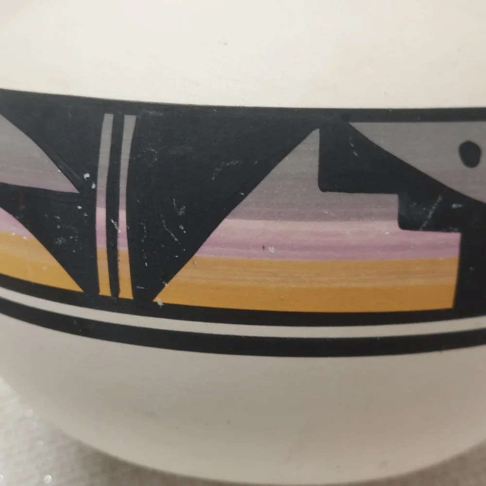 Ute Mountain Tribe Pottery Pitcher Ruth R Signed Native American Art Vase #31